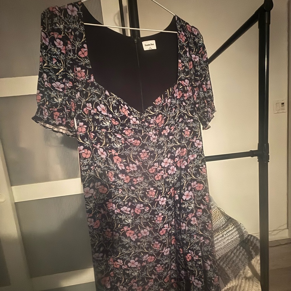 Aritzia Multicolor Floral Maxi Dress
